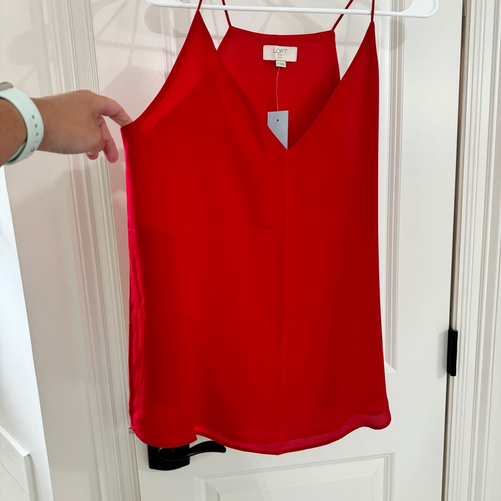 Petite Large Sleeveless Blouse NWT